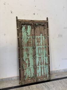 Paneles de Puerta de Madera Maciza Antiguos con Marco Tallado a Mano, Ecológicos, para Dormitorio, Comedor, Cocina, Sala de Estar, Muebles para el Hogar - Product Image 2