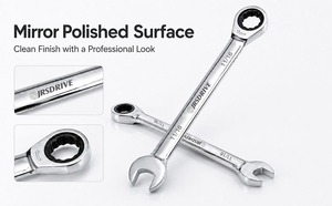Eastman Combination Ratchet Spanner Double-Ended Chrome Vanadium Steel 9mm-24mm DIY OEM <b>Hand</b> <b>Tools</b> - Product Image 2
