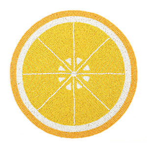 Best Theme Design Glass Beads <b>Placemat</b> Best for Parties and Other Functions Tableware Decorative Design <b>Rounded</b> <b>Placemat</b> Design - Product Image 1