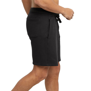 Pantalones cortos de felpa de algodón y poliéster de alta densidad, con logotipo personalizado, tamaño y color a elección, pantalones cortos deportivos para hombre, para adultos. - Product Image 4