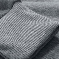 Sweat-shirt à capuche gris pour homme, coupe classique, manches longues, couleur unie, décontracté, respirant, 100% coton tricoté, avec poche, pour l'automne