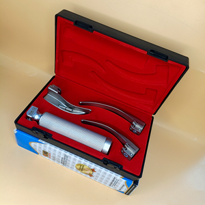 ชุดเครื่องมือตรวจกล่องเสียงแบบไฟเบอร์ออปติก Lapa Laryngoscope Standard Macintosh 3 ใบมีด 1-2-3 สำหรับผู้ใหญ่ พร้อมด้ามจับมาตรฐาน บรรจุในกล่องพลาสติกใส คุณภาพมาตรฐาน CE Class I - Product Image 5