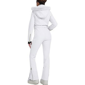 ชุดสกีแบบชิ้นเดียวสำหรับผู้หญิง กันน้ำ อุ่นสบาย ชุดสโนว์บอร์ด จั๊มสูททรงเข้ารูป เสื้อแจ็คเก็ตสำหรับเล่นสกีในฤดูหนาว เหมาะสำหรับกีฬากลางแจ้ง - Product Image 3