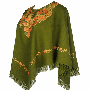 ผ้าคลุมไหล่ขนสัตว์ปักมือแบบดั้งเดิมจากแคชเมียร์ |   ผ้าคลุมลายดอกไม้ปักดิ้นหรูหรา |   ผ้าคลุมไหล่ฤดูหนาวสัมผัสนุ่มแบบพัชมีนา พรีเมียม - Product Image 5