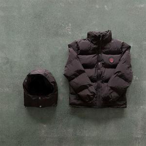 Chaqueta Acolchada Unisex Personalizada de Primera Calidad, Rellena de Plumón, 220g, Cortavientos, con Capucha, Cierre de Cremallera, Corte Regular, Informal, para Invierno - Product Image 3