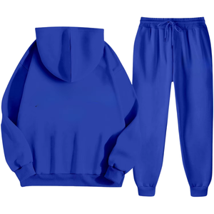 Conjunto Deportivo Holgado Unisex con Sudadera con Capucha y Pantalones Jogger para Gimnasio, Entrenamiento, Running, Deportes al Aire Libre, Ropa Casual Urbana - Product Image 4