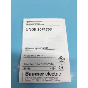 SENSOR DE PROXIMIDAD BAUMER ELECTRIC UNDK 30P1703 - Equipo y Piezas de Semiconductores de Confianza de Marca Global - Product Image 6