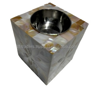 Brûleur à Bakhoor en mosaïque de nacre élégant, fait à la main, porte-encens arabe pour les maisons de luxe, décorations du Ramadan et panier-cadeau - Product Image 4