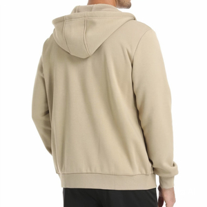 Sudadera con capucha y cremallera completa, con bolsillos frontales, básica, lisa, para impresión personalizada y bordado. - Product Image 2