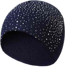 Nouveauté : Bonnet d'hiver en tricot uni avec bouton, 100% coton, impression numérique, style streetwear - Product Image 4