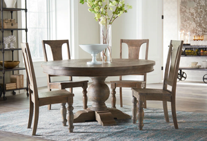 Muebles de Comedor, Mesa de Comedor Redonda de Madera de Teca Sólida con el Mejor Material, Mesa Rectangular para Cafetería, Interior/Exterior - Product Image 3