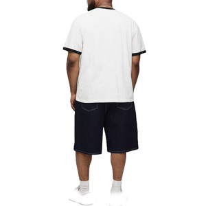 T-shirt Ringer en Coton à Bordures Contrastantes pour Homme, Personnalisable avec Logo, Idéal pour Commandes en Gros et Marques Privées (OEM) - Product Image 2