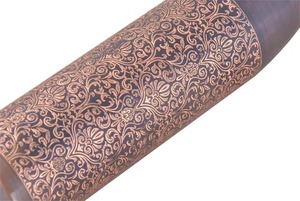Decorative Modern Copper Etched <b>1</b> <b>Litre</b> Stocked Gift <b>Bottle</b> for Lifestyle Wellness Corporate Gifting Wholesale Export - Product Image 3