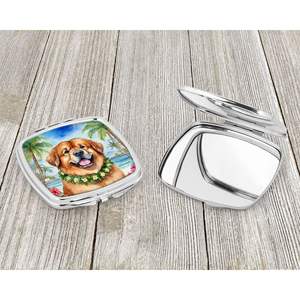 Tibétain Mastiff Luau Compact Voyage Maquillage Miroir Portable Pliant De Poche Miroir Décoratif pour Femmes Filles Poche Taille Cadeau - Product Image 3