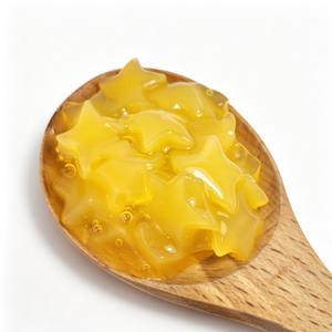 Nata de Coco en forme d'étoile, gelée de noix de coco de 1 cm, garniture fruitée et moelleuse pour bubble tea, ingrédients fabriqués à Taïwan pour desserts - Product Image 5