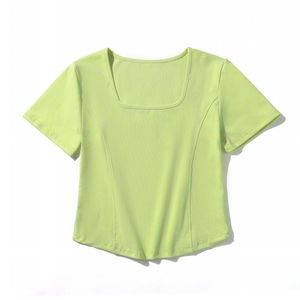 Fabricante personalizado ofrece camisetas cortas de algodón para mujer con logotipo personalizado para pedidos al por mayor y exportadores internacionales. - Product Image 5