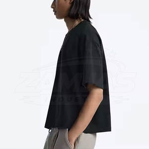 Créez votre propre logo imprimé sur des t-shirts oversize pour hommes, 100% coton, coupe ample, vêtements décontractés, dernier design de t-shirts oversize pour hommes - Product Image 3