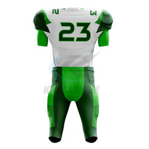 Uniforme de football américain pour hommes de haute qualité, tissu en polyester respirant, vêtements de sport très vendus - Product Image 2