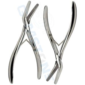 Pince à sertir professionnelle en acier inoxydable de 7 pouces à bout plat pour micro-anneaux, nano-perles et extensions de cheveux GEMSTONE ENTERPRISES - Product Image 4