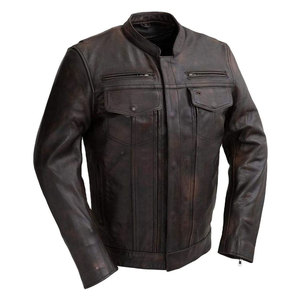 Unisex Streetwear Embroidered Leather <b>Jacket</b> Pu Heavy-Duty <b>Black</b> Motorcycle <b>Jacket</b> with Zipper Pockets Durable Biker Outerwear - Product Image 3