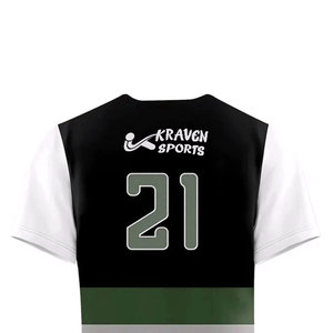 <b>Half</b> Sleeve Heat Transfer Printed Baseball Jersey Custom <b>Button</b> Closure Regular Length Sublimation Printed Baseball Jersey - Product Image 5