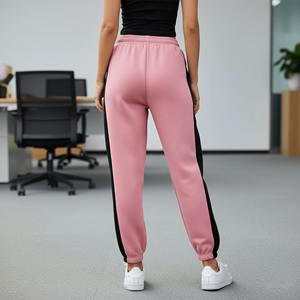 Pantalon évasé taille mi-haute pour femme de haute qualité avec détails en dentelle, 100 % coton, écologique, décontracté, pour l'hiver - Product Image 2
