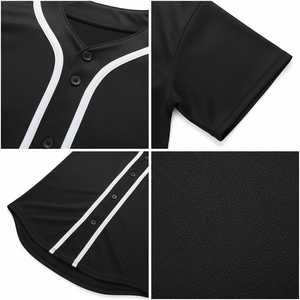 Nouveauté : Maillots de baseball pour jeunes, légers, à séchage rapide, couleur unie, design unique – Fournisseur en gros - Product Image 4