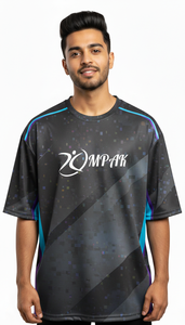 Camiseta Sublimada Oversize para Hombre, Estilo Urbano, Casual, Corte Holgado - Product Image 4