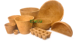 Pots en fibre de coco bio en gros, pots de démarrage pour semis en fibre de coco biodégradable pour pépinière - Product Image 5