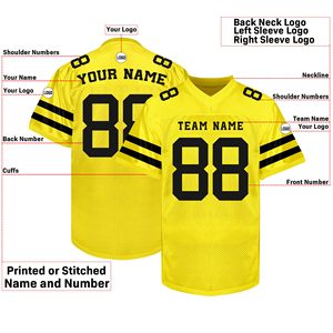 Sportswear American Football Jersey Streetwear Factory Polyester Mesh Custom Player Name Number Stitched Logo Premium - Product Image 5