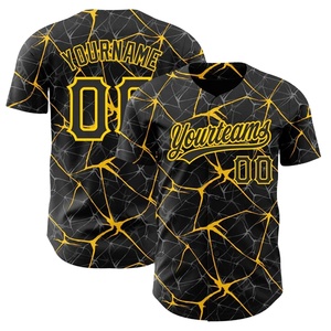 Wholesale High Quality Digital Print Baseball Jersey Uniform Sets Customized Color & Logo Breathable Unisex Adult Sports Jerseys - Product Image 1