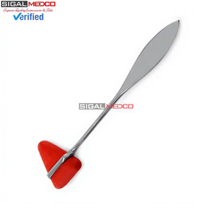 Martillo de Reflejos Taylor Rojo de 7.5 Pulgadas, Instrumento de Examen Neurológico Médico Quirúrgico de Grado Alemán - Product Image 6
