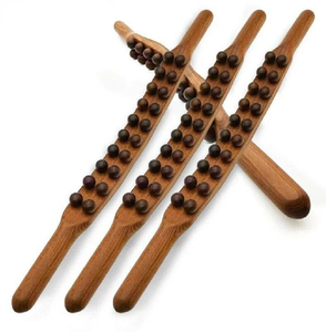 Smooth natural hollow bamboo rod glides firmly along muscles to disperse built-up fatigue and tension, available at wholesale. - Product Image 3