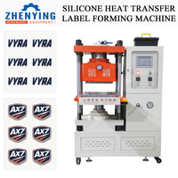 Machine d'étiquetage thermique en silicone 50T, machine d'impression par transfert de chaleur en silicone 3D en relief pour la création de logos et patchs en silicone