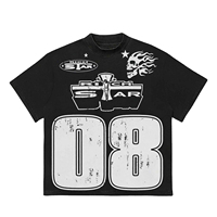 T-shirt décontracté Rich Star pour homme, personnalisable, manches courtes, 100 % coton ultra doux, coupe ample, jersey 300g, motif uni