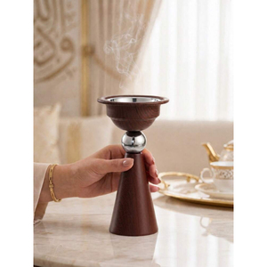 Quemador de incienso de latón de diseño único con base perlada, difusor de aromaterapia para uso doméstico, quemador de Bakhoor hecho a mano. - Product Image 3