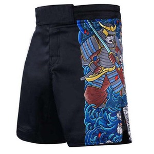2-in-1 BJJ MMA Fight <b>Shorts</b> with Built-in Compression Lining Four-Way Stretch for <b>Grappling</b> Boxing - Product Image 1