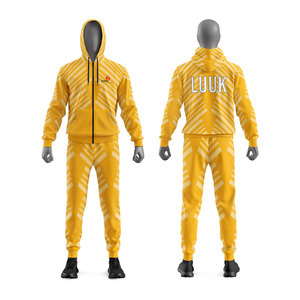 Survêtements personnalisés imprimés pour hommes, respirants, grandes tailles, coupe classique, à capuche, pour le printemps, écologiques, légers, sans coutures - Product Image 1