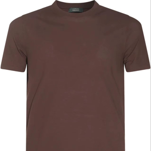 เสื้อยืดคุณภาพสูง ผ้าฝ้าย 100% สำหรับผู้ชาย พิมพ์ลายได้ตามสั่ง แบบยูนิเซ็กซ์ ลายเรียบ มีแผ่นเสริมไหล่ ระบายอากาศได้ดี คอกลม ทรงหลวม ผ้าด็อบบี้ - Product Image 1