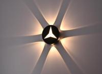 Applique murale LED moderne en forme de champignon, en aluminium créatif, pour hôtel, couloir, escalier, entrée, éclairage décoratif (Échantillon)