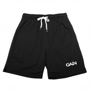 <b>Brown</b> Plus Size Polyester Mesh Board Shorts Quick Dry Breathable Swim Trunks Drawstring Elastic Waist Woven Fabric - Product Image 2