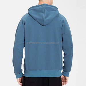 Sweats à capuche surdimensionnés personnalisés avec logo brodé pour hommes, 100% coton biologique, vêtements de rue d'hiver avec col à capuche, motif imprimé - Product Image 6