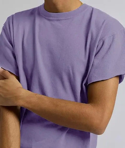 T-shirt court unisexe en coton doux coupe ample style streetwear, impression de logo personnalisée, vente en gros - Product Image 2