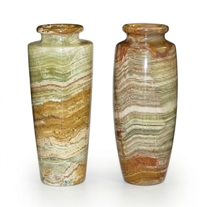 CROXX LINC INTERNATIONAL Marble Flower Vase with Modern Elegant Stone Design Tabletop Vase for Home Decor - Product Image 5