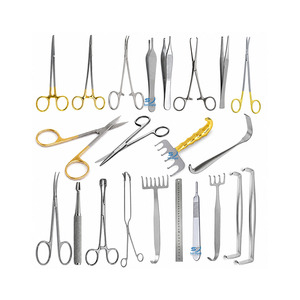 Ensemble de chirurgie abdominoplastique 22 pièces, instruments d'abdominoplastie, kit chirurgical de chirurgie plastique, acier inoxydable, OEM - Product Image 1