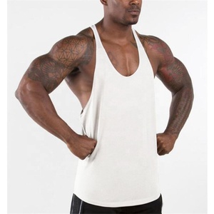 Fashion Solid Sleeveless Sports Tank Top Custom Men's Basketball Running Training Fitness Gym <b>Vests</b> Shirt - Product Image 2