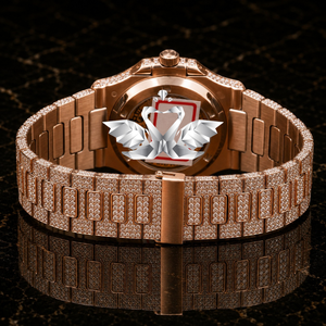 Premium Stainless Steel Moissanite Diamond Watch Men Luxury Fashion Watch - Product Image 4