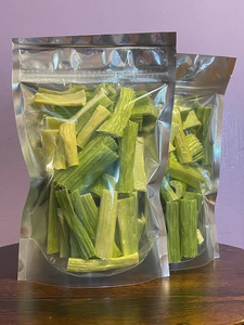 Natural Vietnam Dried Celery Pieces 12oz Stand Up Pouch for Casseroles <b>Sauces</b> Vegetable Blends and Soup Bases - Product Image 1