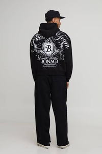 Sweat-shirts à capuche en coton de haute qualité avec logo personnalisé, impression DTG, 350 g/m², épaules tombantes, style décontracté pour hommes - Product Image 3