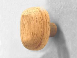 Custom Iron Wooden Wall <b>Hook</b> Round Hat Scarf Bag Hanger Walnut Wood Coat Rack for Bathroom Kitchen Garage Home - Product Image 3